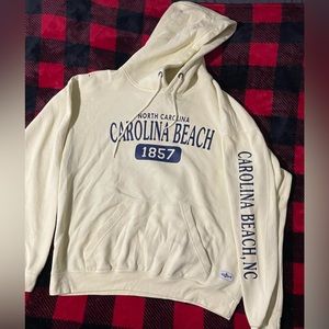 North Carolina, Carolina Beach, 1857 ,yellow hoodie size Medium